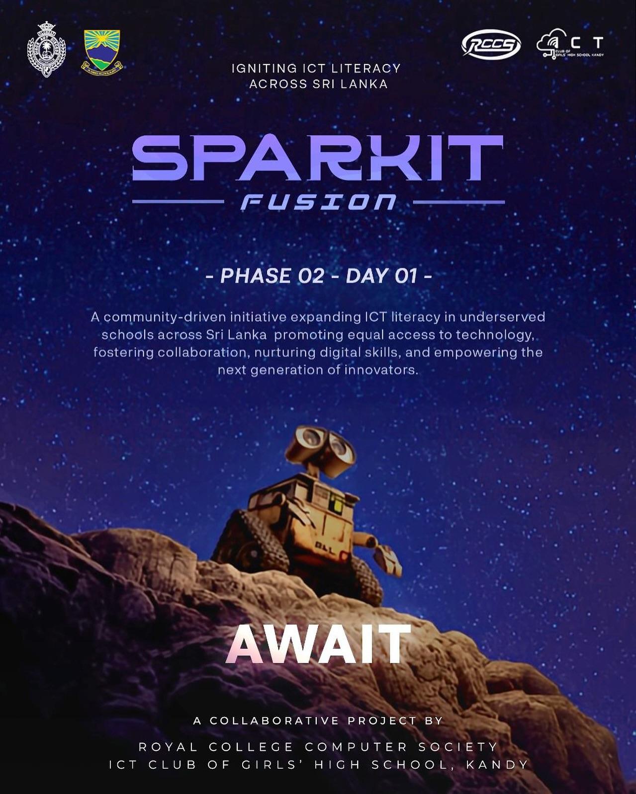 The Next Wave Ignites - Fusion Unfolds. Beyond the digital horizon, a spark emerges, marking the awa
