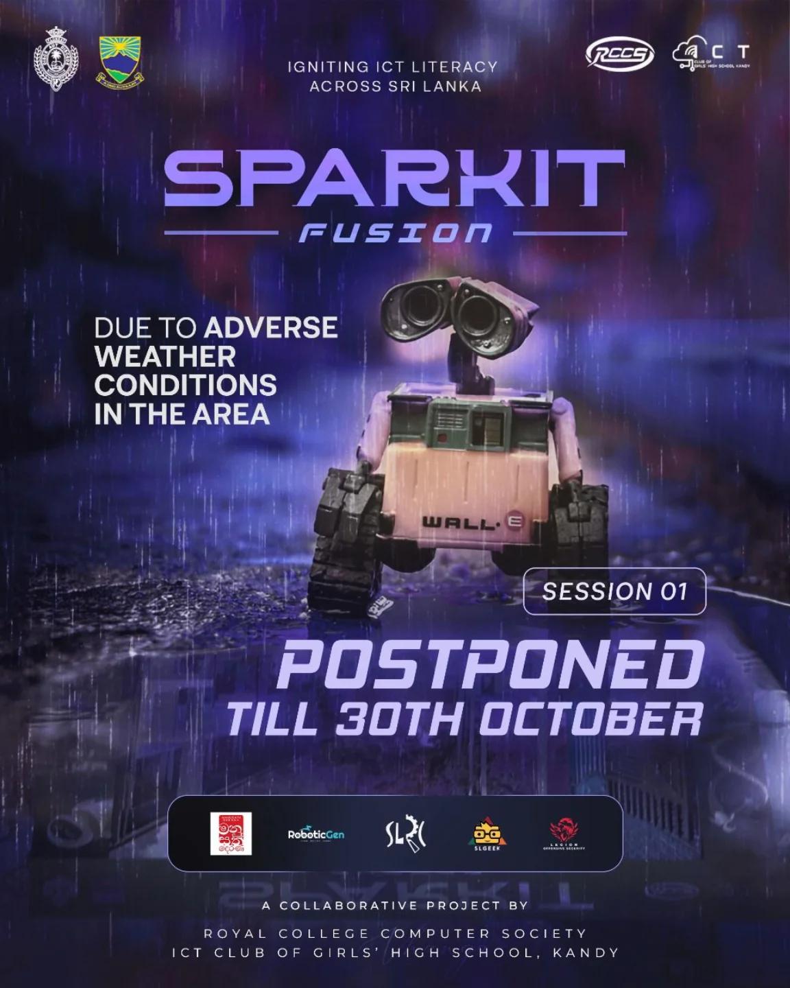Join us on October 30th for SparkIT Fusion Day 1, a event postponed from its initial date, where cre