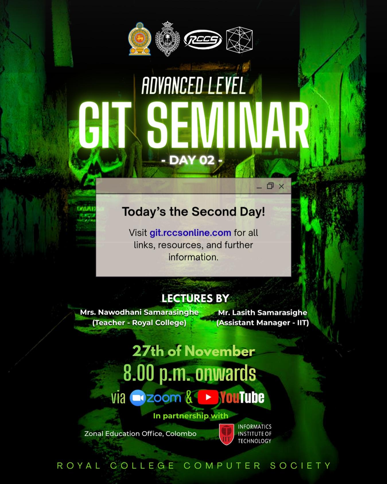 Embark on a journey of discovery with the Royal College Computer Society and Zonal Education Office,