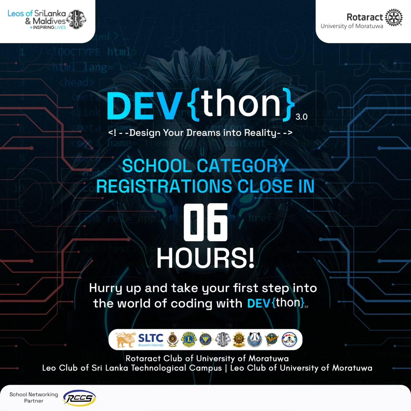 3 likes, 0 comments - uomleos on January 4, 2026: "Only 06 hours left to secure your spot in the sch